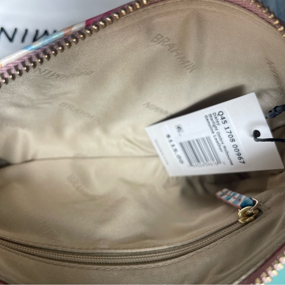 Brahmin Daisy Clutch Wristlet Starlight Seashell Starfish Leather - Picture 4 of 6